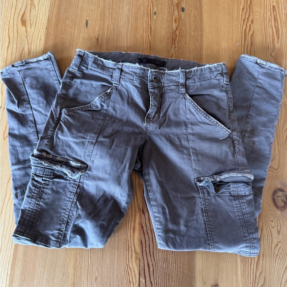 J Brand Slate Skinny Cargo Pants